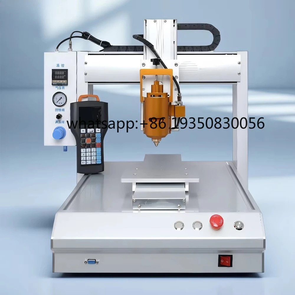 Small Desktop Automatic Hot Melt Glue Spray Applicator Dispenser Machine for Paper Box Gluing with Hot Glue Machine