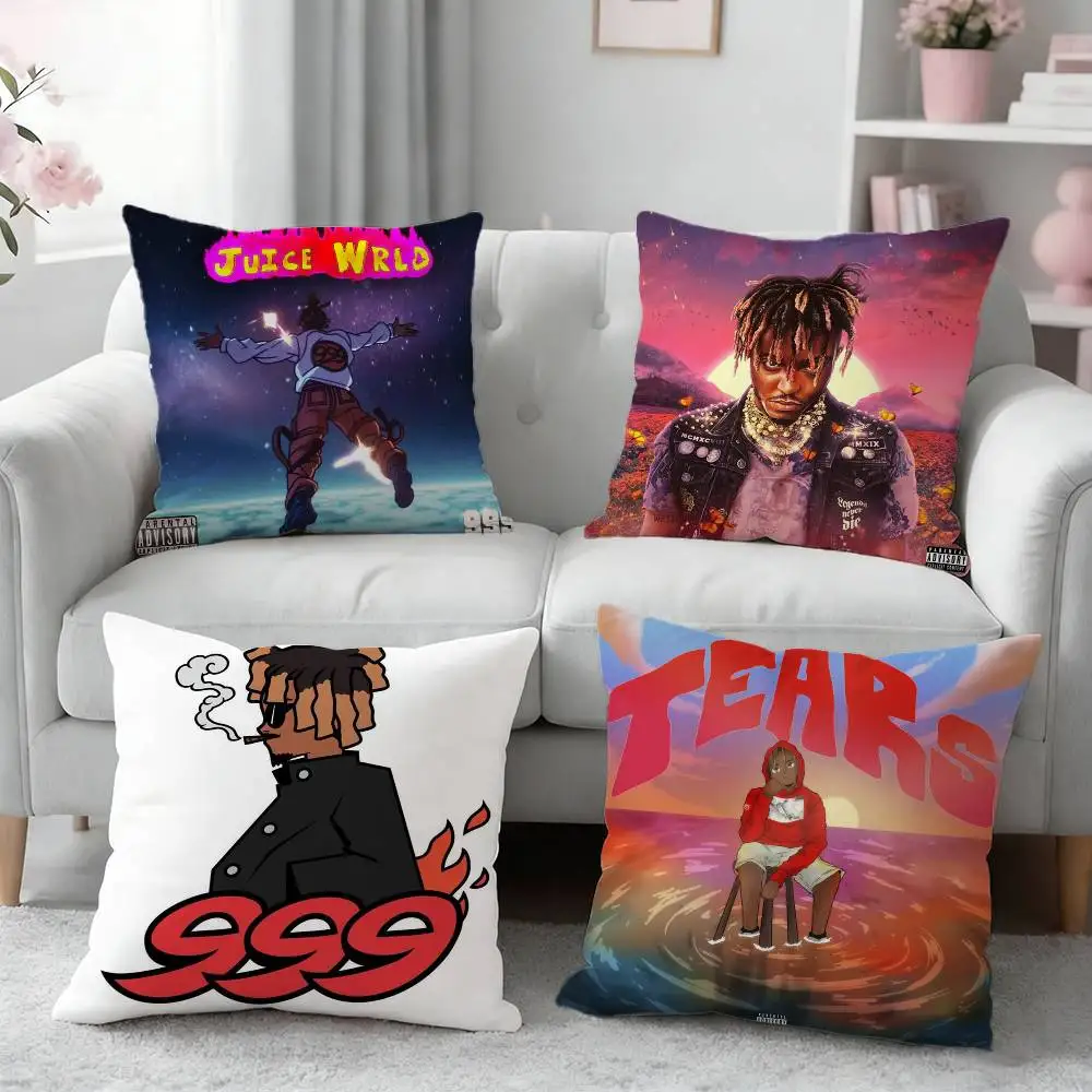 J-Juice The Party Never Ends W-WRLD Pillow Case Cushion Cover Throw Pillow Case For Car Sofa