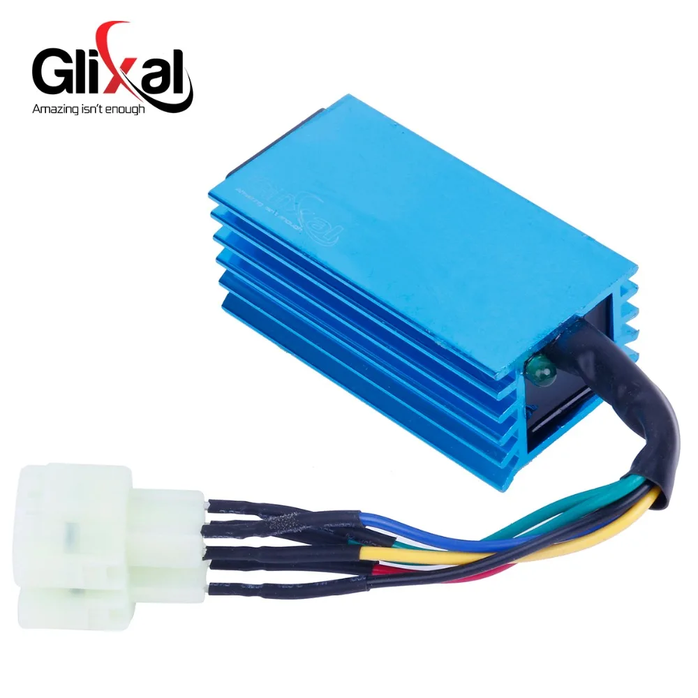 Glixal High Performance Racing AC Fired CDI for GY6 50cc 125cc 150cc Chinese Scooter Moped ATV Go Kart Quad 139QMB 152QMI 157QMJ