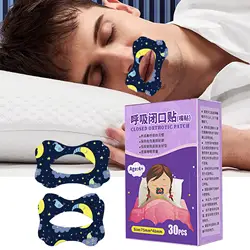 30Pcs/box Disposable Anti-Snoring Stickers For Children Adult Night Sleep Lip Nose Breathing Improve Closed-mouth Orthotic Patch