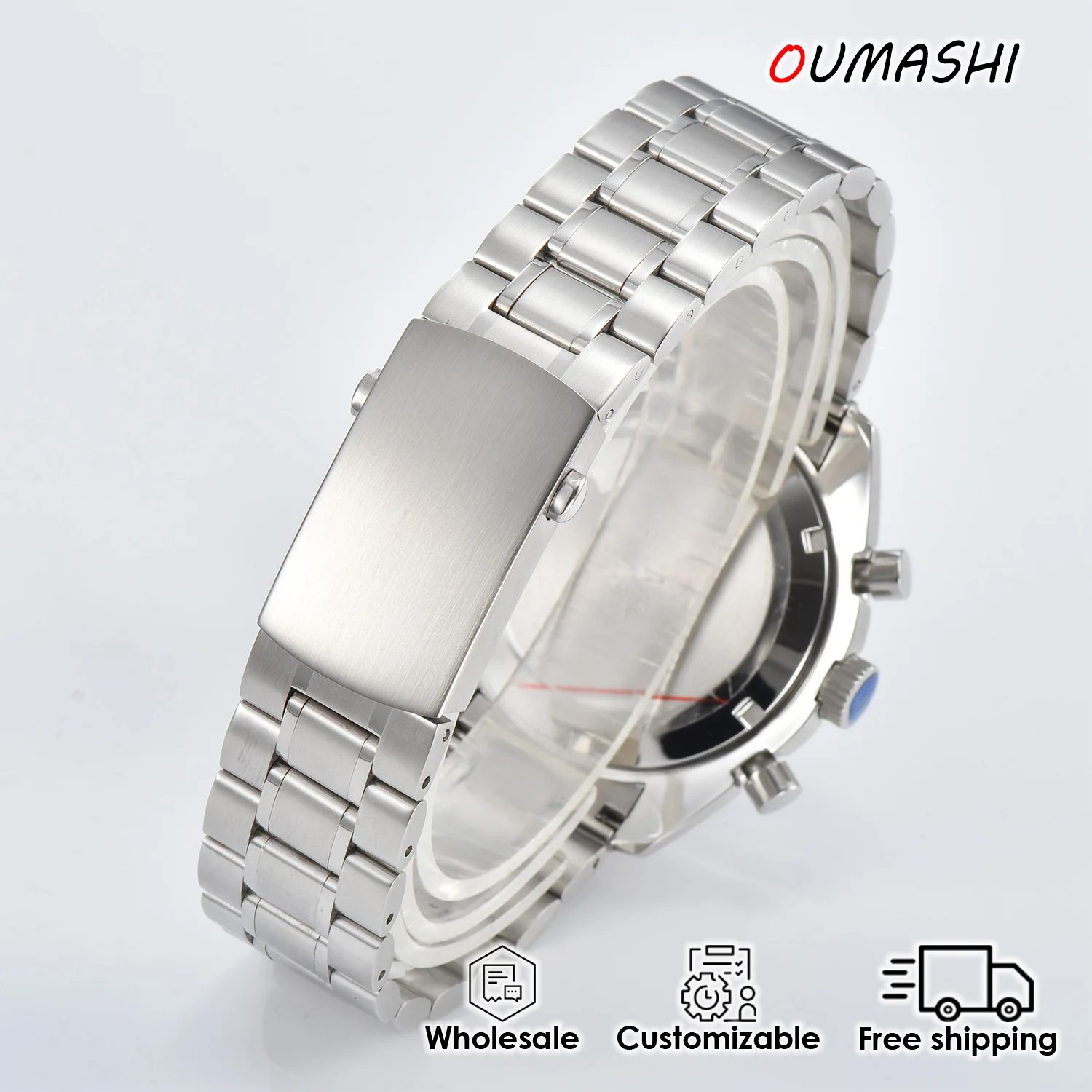 VK64 Watch For Men 40mm Luxury Chronograph Luminous Date display Waterproof Stainless Customizable Classic Men's Quartz Watch