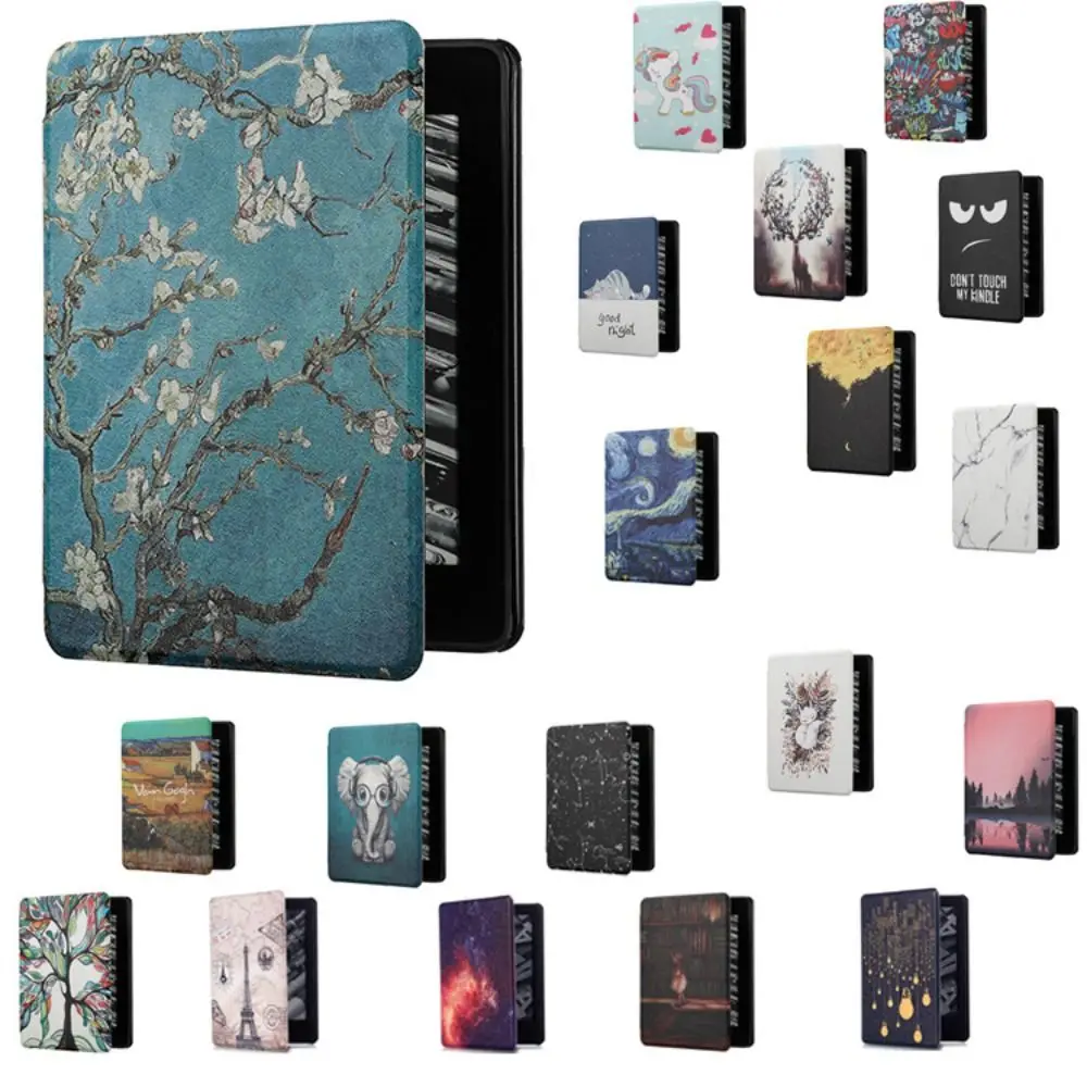 

Leather 7 inch e-Reader Cover Auto Sleep/Wake Protective Case for Kindle Paperwhite 2024 7 inch (12th Gen)/Colorsoft