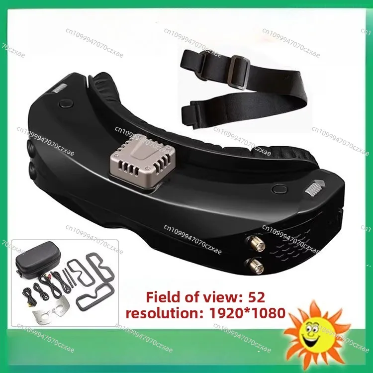 

5.8GHz 48CH, Stable Vision Receiver 1280X720 Resolution 60FPS Refresh Rate, Head Tracking Goggles