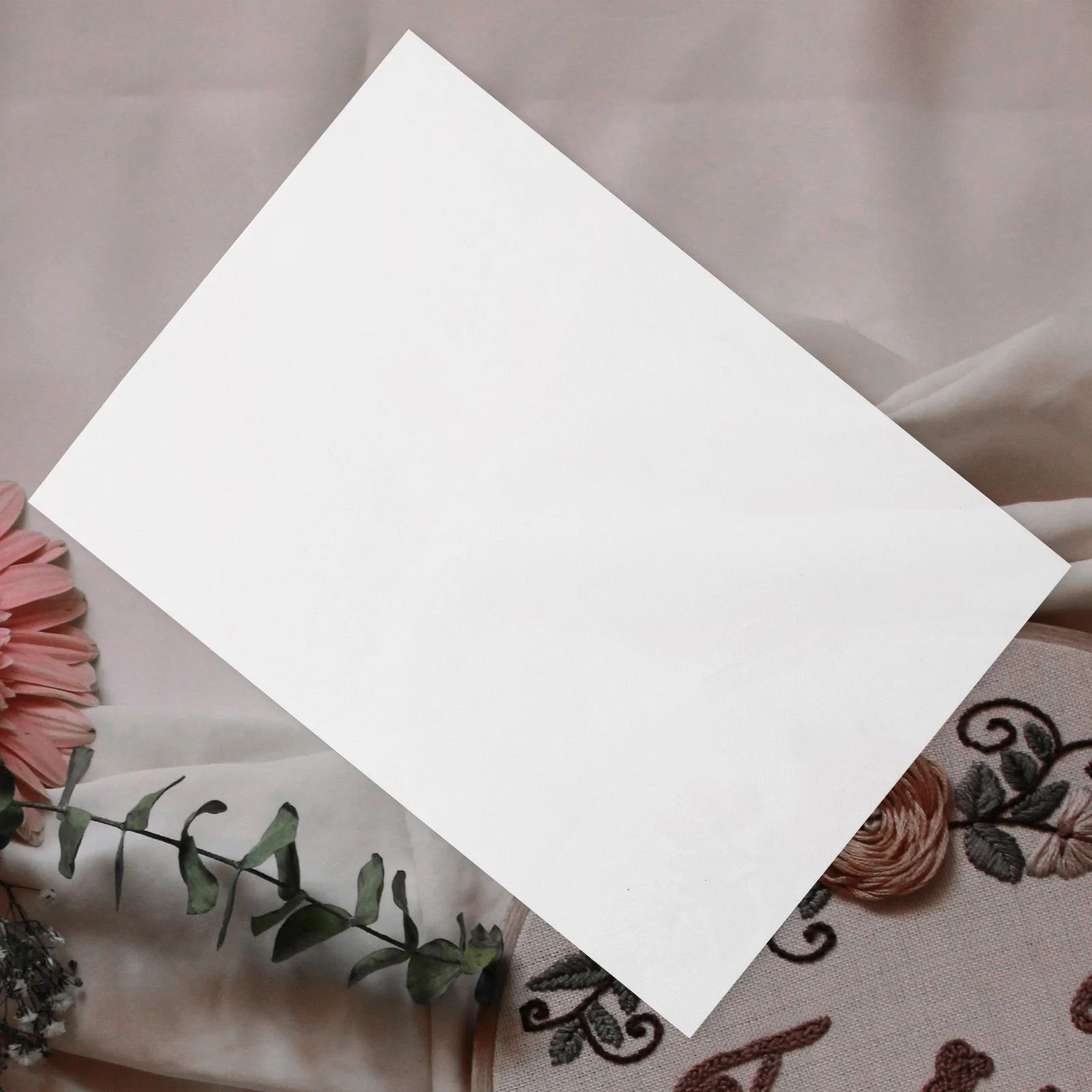 

6pcs Cuttable Embroidery Stabilizer Non-Woven Fabric Tearable Backing For Diy Shirt Craft Sewing Supplies Handicraft Tools