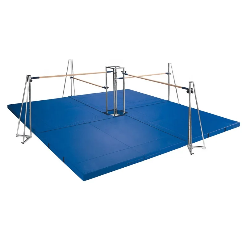 Factory Supply Customized Gym Equipment Bars Quad Bar Mat Systems12cm Quad Bar Mat System 6' Rails