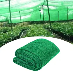Sunblock Mesh Sun Shade Sail Sunscreen Greenhouse Shade Cloth for Flowers Black 4x6m