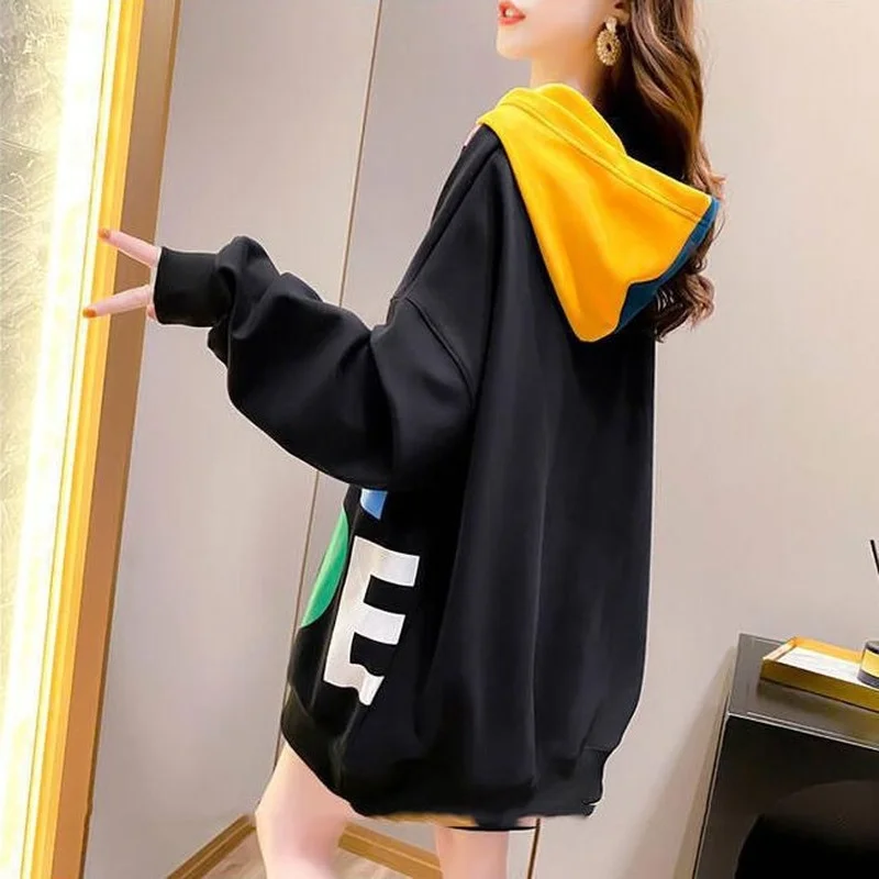 Streetwear Hoodie for Women Essentials Hoodies Hooded Sweatshirt Designer Aesthetic Anime Graphic Korean Fashion Spring Autumn