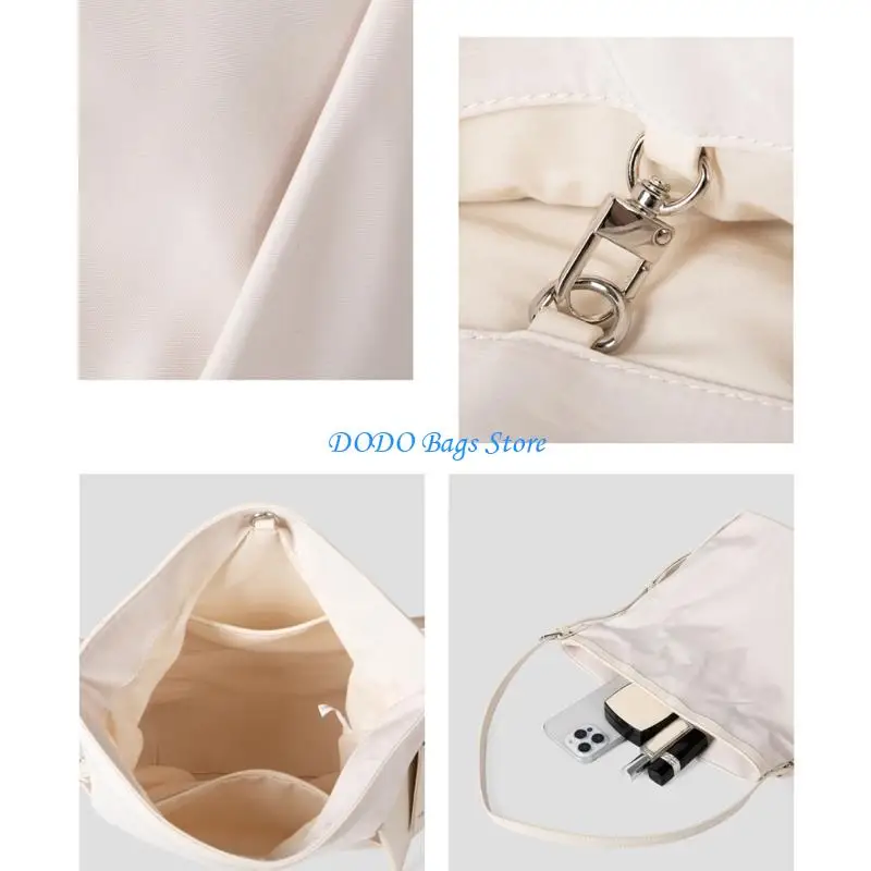 

Contemporary Women’s Handbag Functional Design With Removable Decorative Pendant