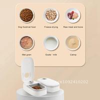 Automatic Pet Timer Smart Cat Food Dispenser For Wet Dry Food For Feeder Kitten Cats 2 Feeder Puppy Auto Meals Dispenser Bowl