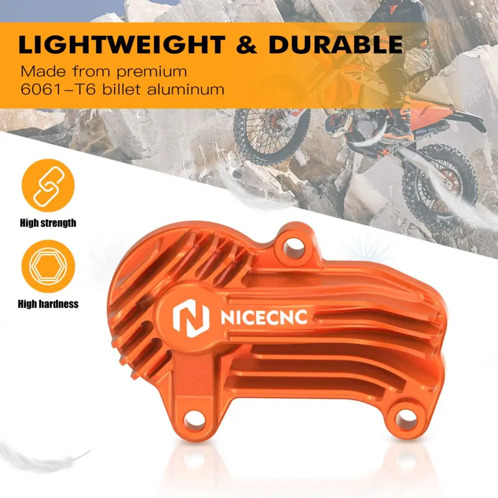 NiceCNC Motorcycle Water Pump Cover Guard Protector For KTM 250 300 EXC XC XC-W 2020-2023 250SX 19-22 Husqvarna GasGas Gas Gas