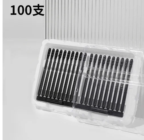 

100 шт., липкий очиститель для ушей, клейкий инструмент для удаления ушной серы, портативная одноразовая палочка для чистки ушной серы для простого и безопасного использования