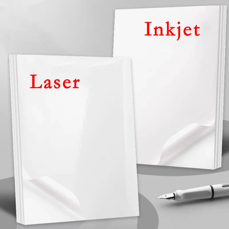 20/50 قطعة A4 ذاتية اللصق PP الاصطناعية ورقة الفينيل ملصقات الاصطناعية للطابعة النافثة للحبر الليزر ملصق مقاوم للماء مقاوم للخدش