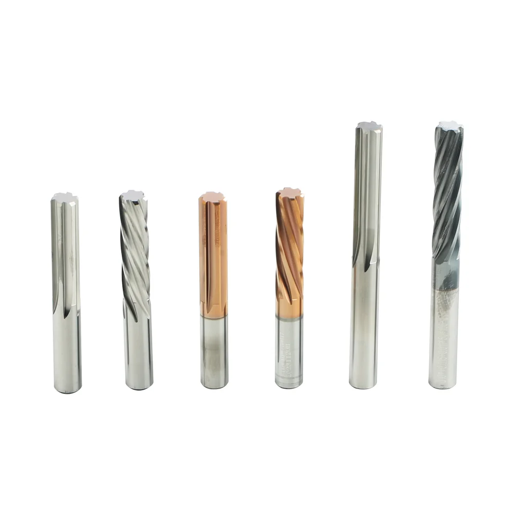 HENGXIN reamer Carbide Machine Reamer Coated Straight Spiral reamer 1.0mm 1.5 2.0 2.5 3 4 5 6 7 8 9 10 11 12 CNC tools