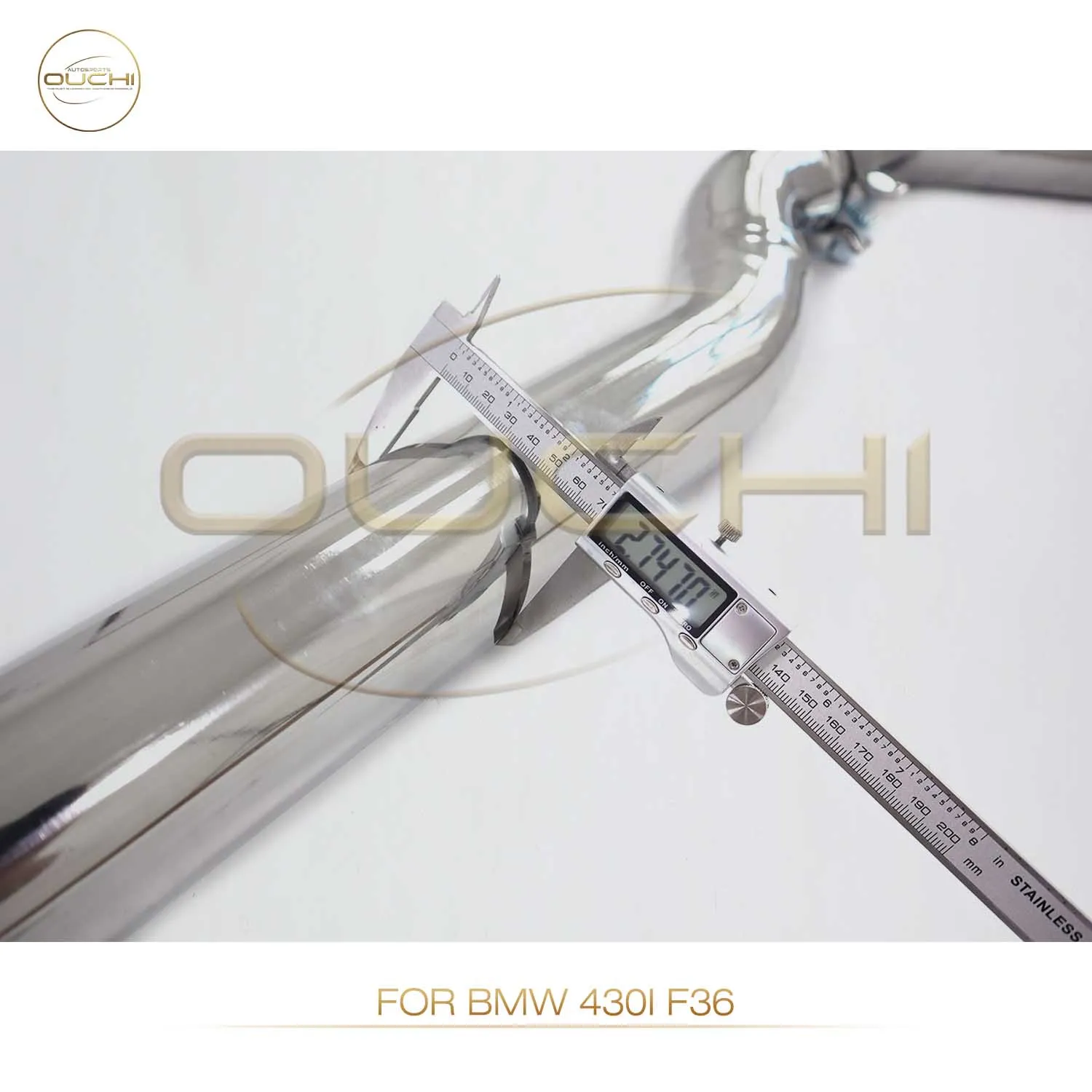 Выхлопная система ouchi из нержавеющей стали Performance Catback для BMW 430I F36, глушитель клапана с контроллером