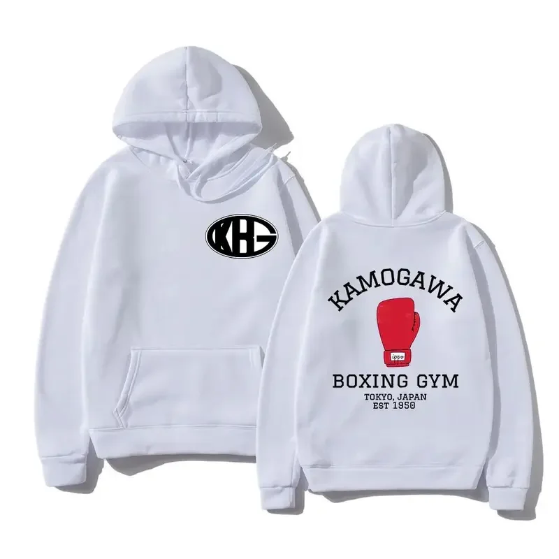 Anime Hajime No Ippo Kamogawa Boxing Gym Hoodies Women Winter Men Hoodie SpringAutumn Sweatshirt Hip Hop Harajuku Sudaderas