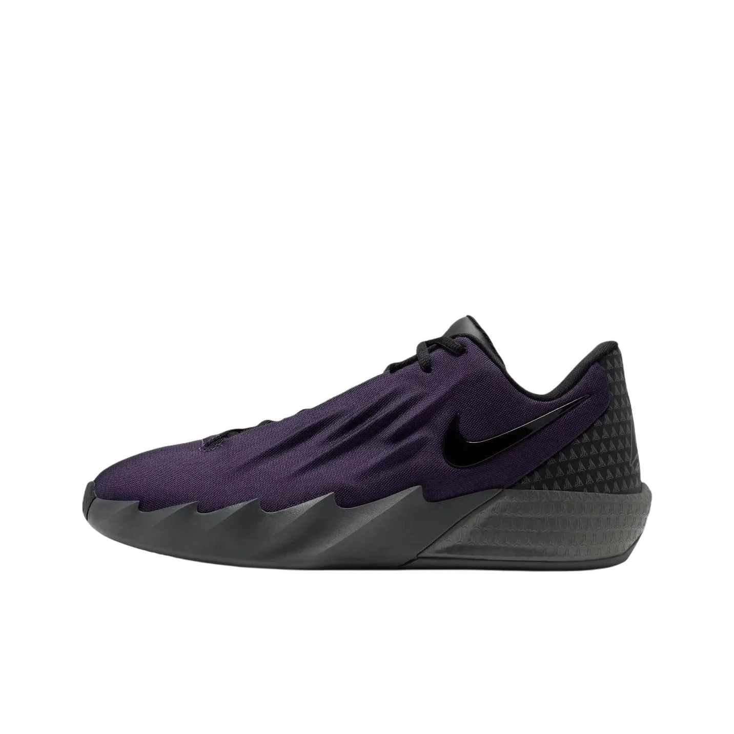 Nike Twelve Time Basketball Shoes Unisex Low Top Purple Black IM4162-500