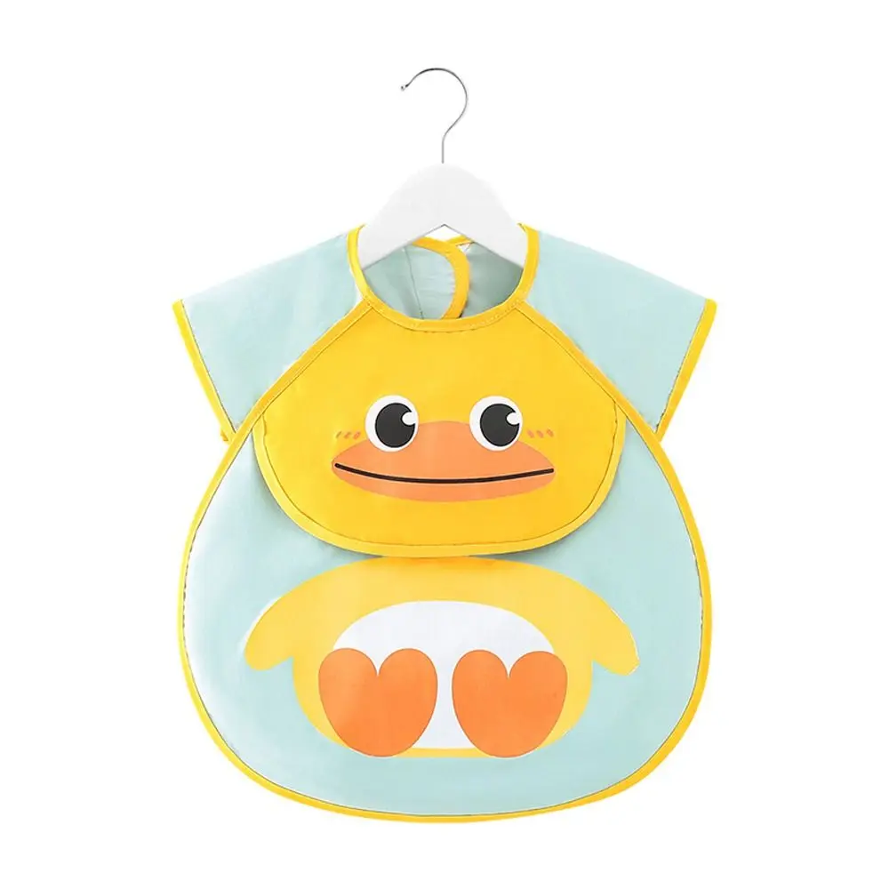 Anti-dirty Baby Feeding Supplies Penguin Animal Pattern Waterproof Baby Stuff Baby Coverall Baby Eating Artifact Baby Bib