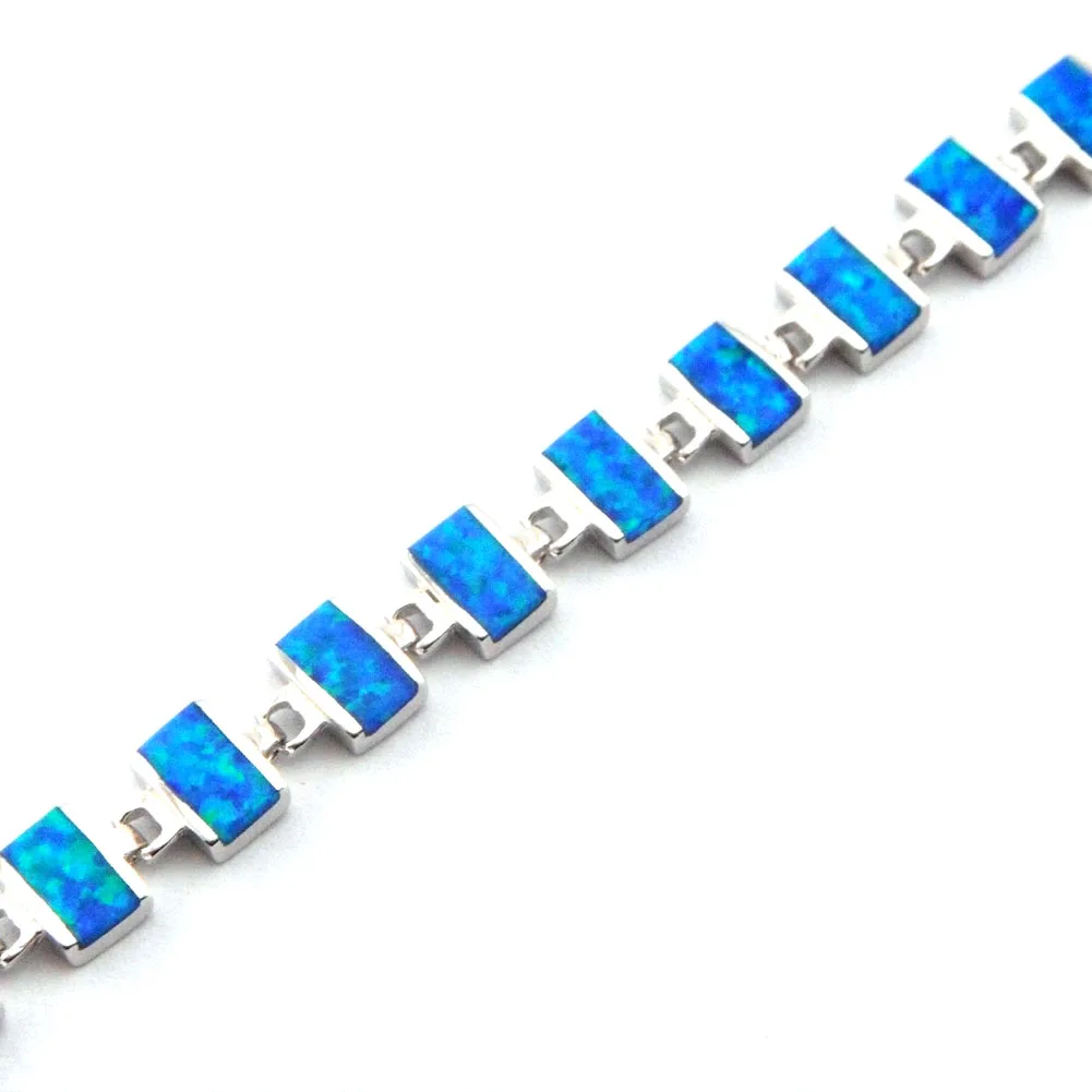 Fashion blue opal jewelry ;Mexican designs women bracelet