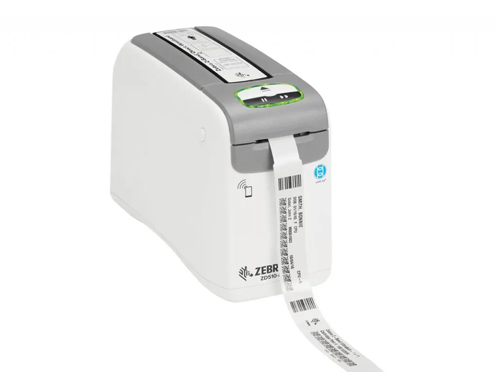 Label Printer ZD510 300DPI 4-inch HC Wristband Healthcare Thermal Label Printer  bar Code Printer