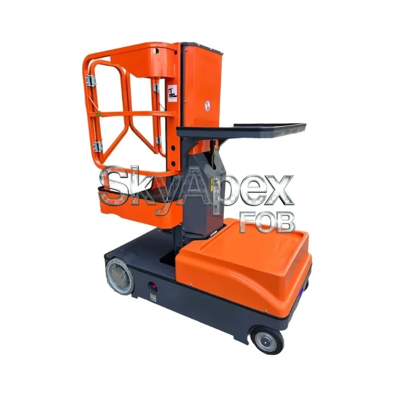 3m 4m Hydraulic Aerial Work Platform 300kg Mini Electric Order Picker Self-Propelled Electric Lift Mini Lift Table Warehouse FOB