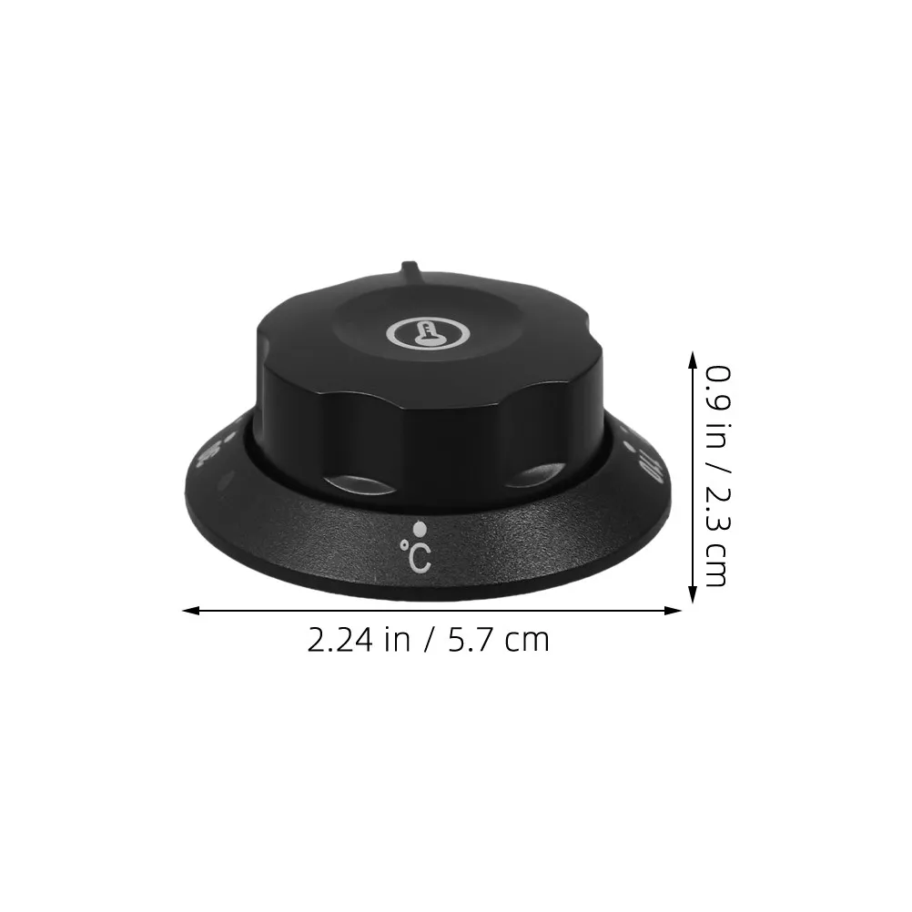 2Pcs Universal Kitchen Appliance Replacement Thermostat Knob Fryer Control Dial Gas Stove Electric Range Oven Fryer Control Dial