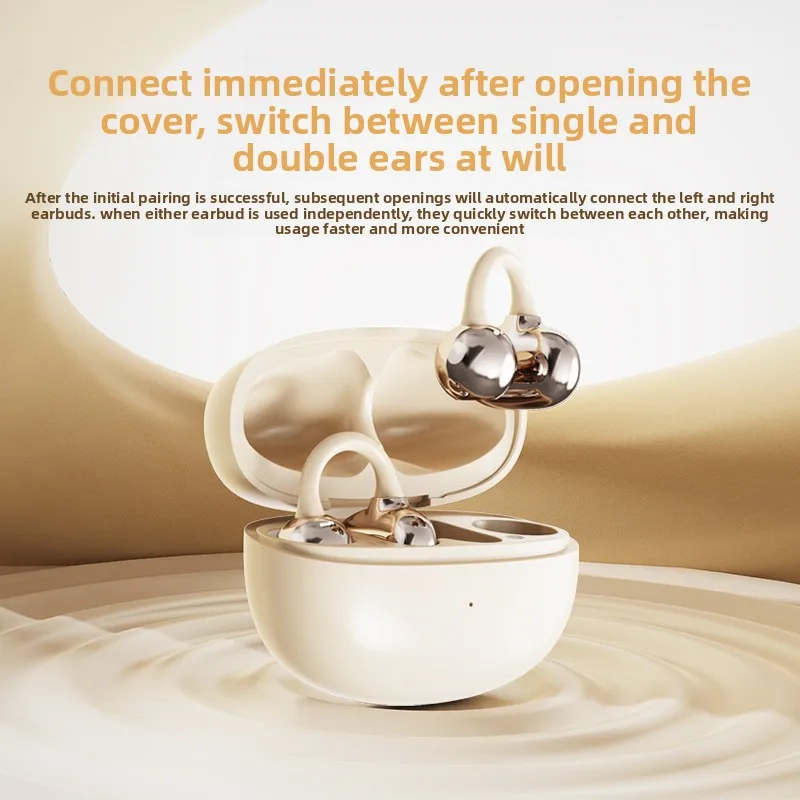 Bluetooth headset 2026 new S6 sports headset clip-on ear high-value non-in-ear wireless Bluetooth headset