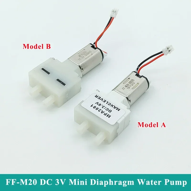 

1PC MPA2001 Micro M20 Water Pump DC 3V Small Mini Diaphragm Self priming Water Suction Pump Low Flow for Home Sweeping Robot