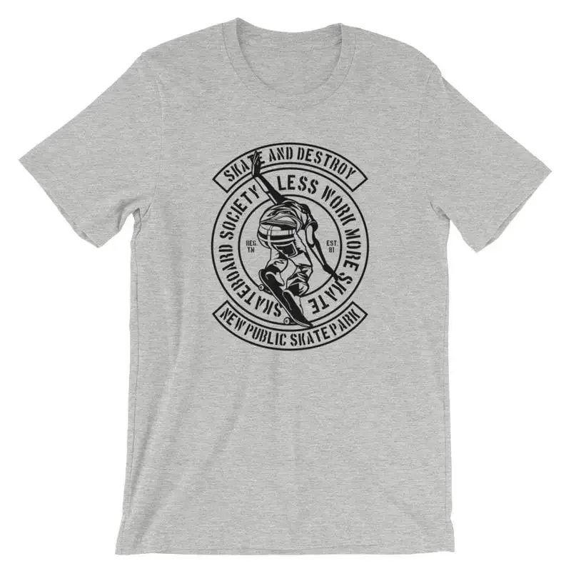Skate And Destroy T Shirt Skateboard 100 Cotton Premium NEW