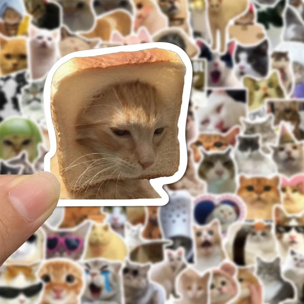 ملصق قطة كاواي للأطفال ، جمالي ، ديكورات كورية ، أدوات مكتبية للأطفال ، سكرابوكينغ ، مستلزمات مدرسية ، 10: 30: 50 من كلوريد البولي فينيل ،