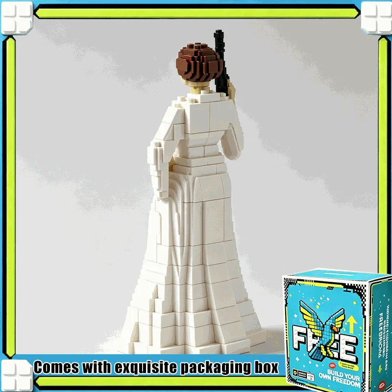 14435PCS Sci Fi Galaxy Royal Lady Figure MOC Building Blocks Large Scale Model Custom Puzzle DIY Assembly Toy Collection Gift