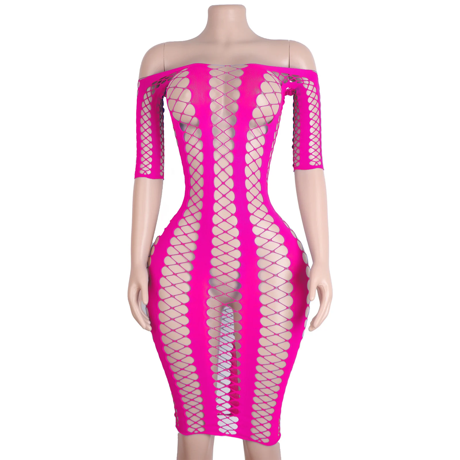 Sexy Striped Jumpsuits with Sleeves Exotic Dancewear Stripper Outfits Clubwear Performance Bodysuits Party Intimate Apparel view 3