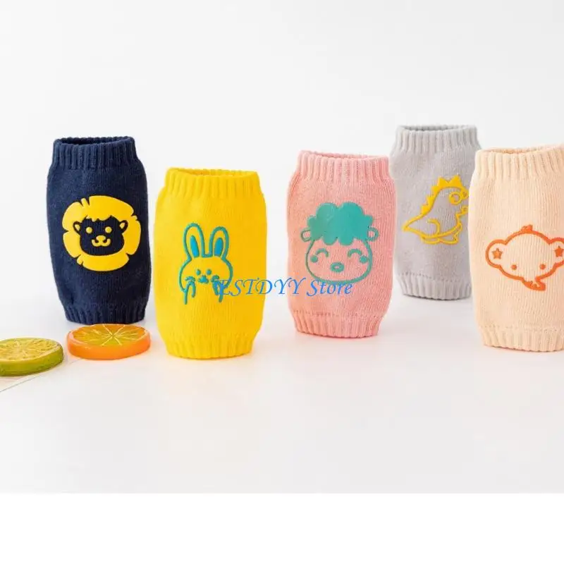 

G6DE Cotton Kids Knee Pad Cartoon Breathable Suitable for Safe Playing and Crawling in Various Setting Economical Long Term Use