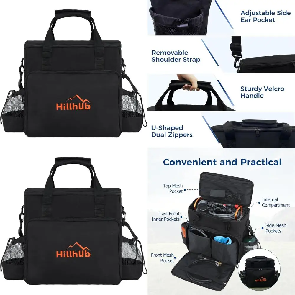 

Portable Water Heater Carry Bag - Waterproof, Dustproof, with Pockets and Handles, Ideal for Outdoor Adventures
