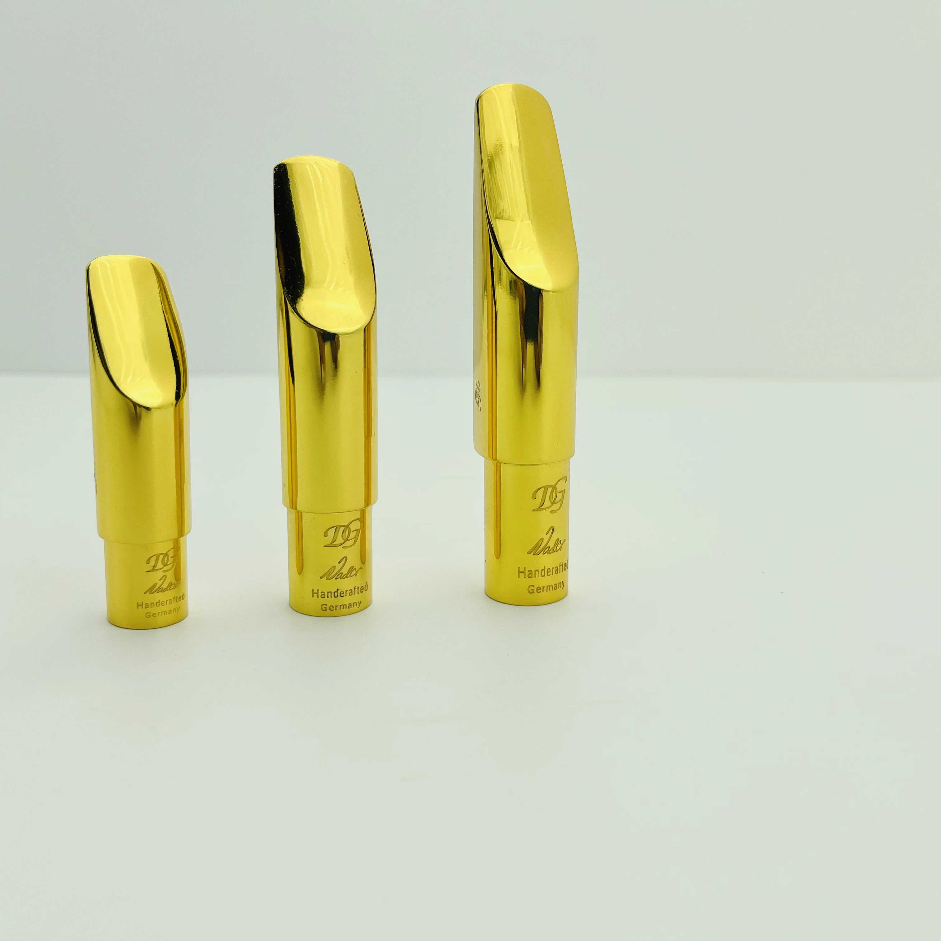 Real Pictures DG Saxophone Mouthpiece For Alto Soprano Tenor Brass Plated Size 5 6 7 8 9 Sax Accessories