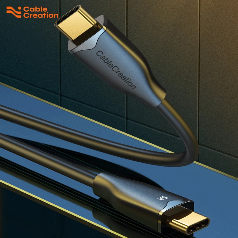CableCreation 100W cavo USB da tipo C a USB C 5A PD cavo di ricarica rapida per MacBook Pro iPad Samsung Xiaomi POCO 2m 3.3FT