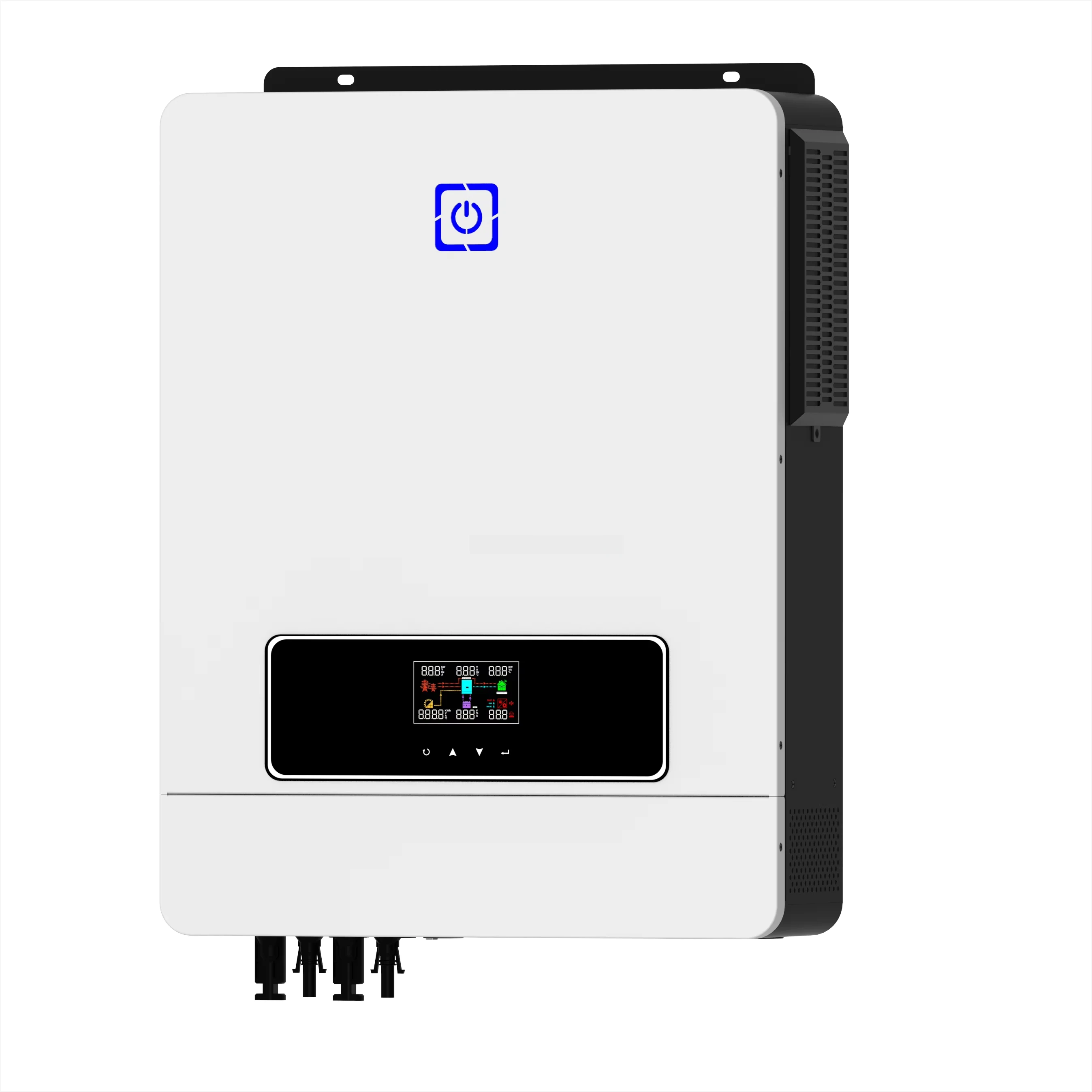 

Next hybrid pure sine wave solar inverter 8.2kw output power factor 1.0 WIFI&GPRS available for IOS and Android with white color