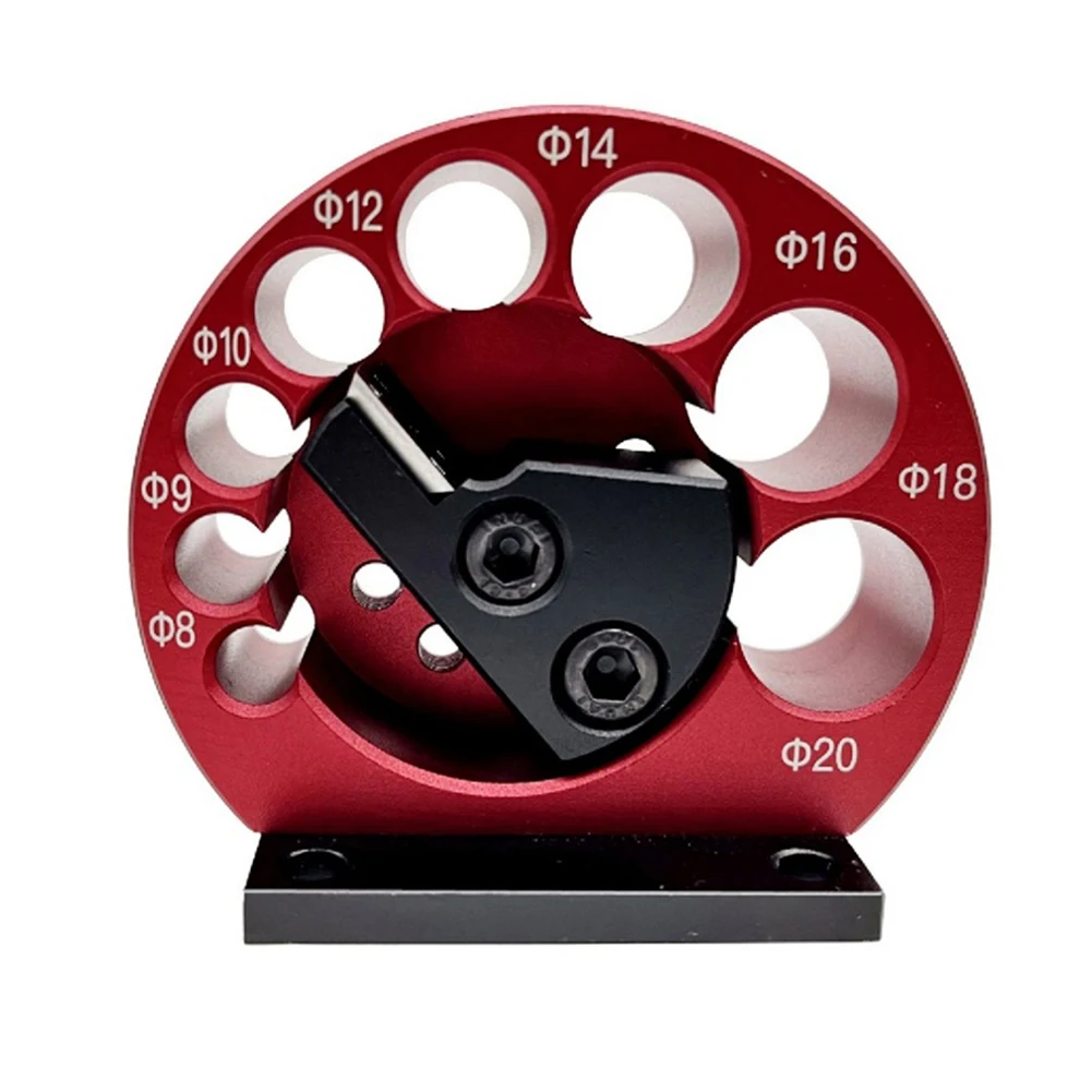 

CNC Aluminum Alloy Adjustable Dowel Cutter For Crafting Projects Enhanced Control Smooth Cutting Experience As Show