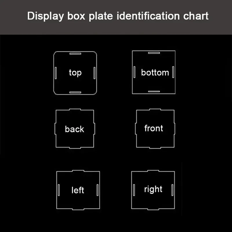 Display Box Transparent Acrylic Dustproof Showcase Storage Box Organizer For Displaying Car Model Cosmetics Jewelry Collectible