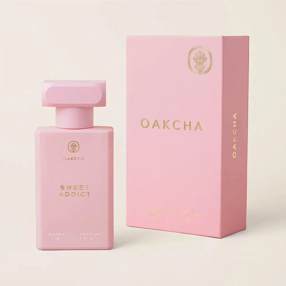 

Oakcha Sweet Addict 1.7oz/50ml Unisex Extrait De Parfum Powdery Sweet Scent With Vanilla Musk Floral Notes