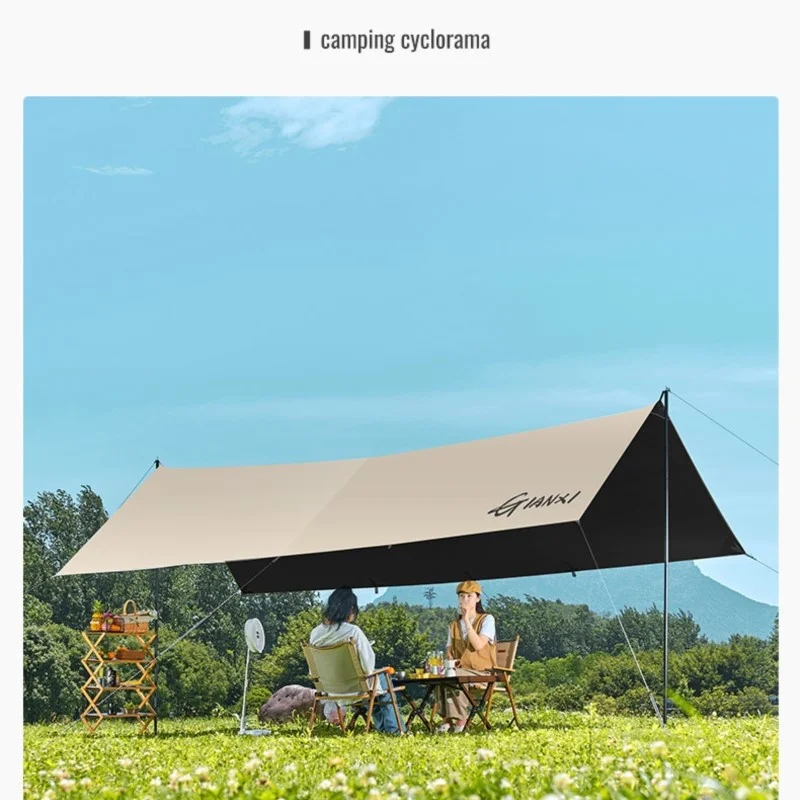 Canopy Tent Outdoor Camping Sunshade Thickened Portable Sun Protection And Rainproof Pergola Camping Equipment Picnic Barbecue