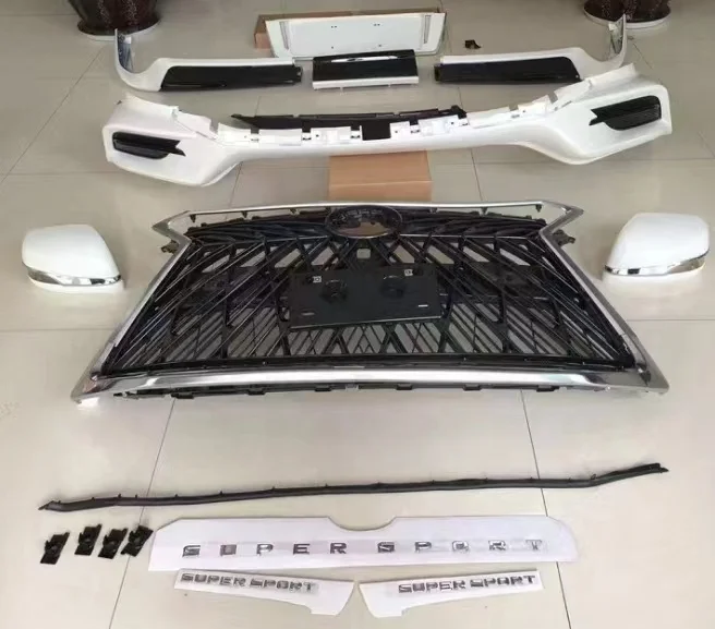 

New Trim Accessories and Fixtures Hot Sale LX570 2016 + 2021 Grille Modified Body Kit Modified Body Kit Bumper Kit with