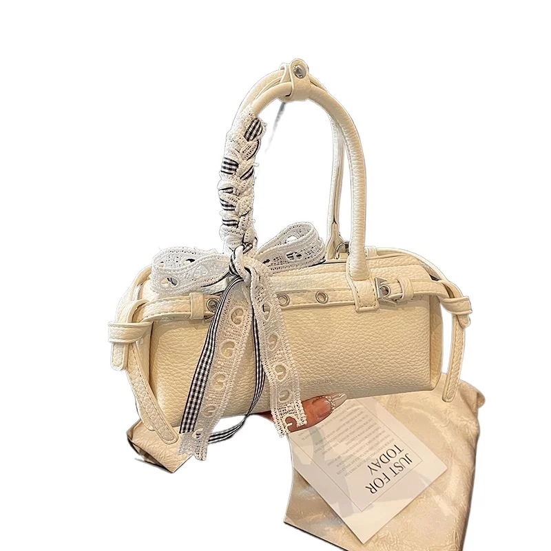 Light Luxury High-value Bow Silk Scarf Women's Bag New Explosion Exquisite Versatile Single Shoulder Portable Oblique Span Bag