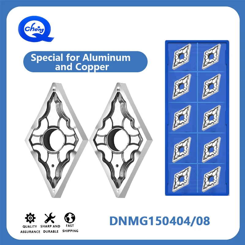 

Specialized For Aluminum And Copper DNMG150404 DNMG150408 Internal Bore And External Turning Cemented Carbide Inserts