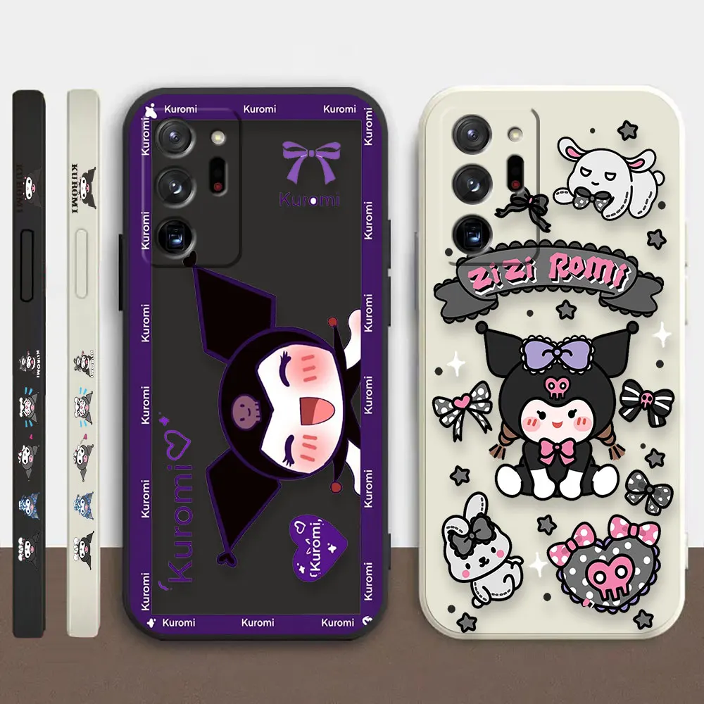 

Case For Samsung A50 A30 A10 A14 Note 20 10 9 M32 M22 M12 M32 A50S A20 Pro Plus Lite Ultra 4G 5G Case Cute K-Kuromi Cat