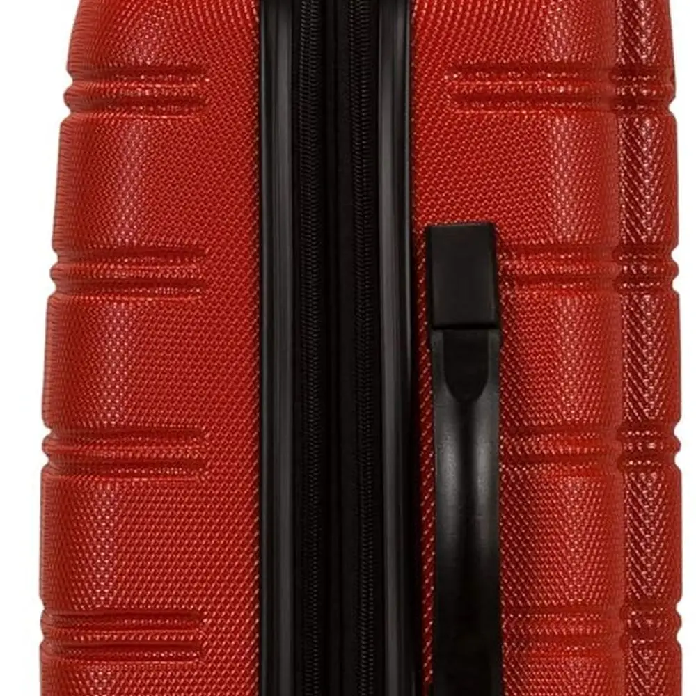 Expandable Hardside Spinner Luggage, Red, 20-Inch Carry-On, Rockland Melbourne