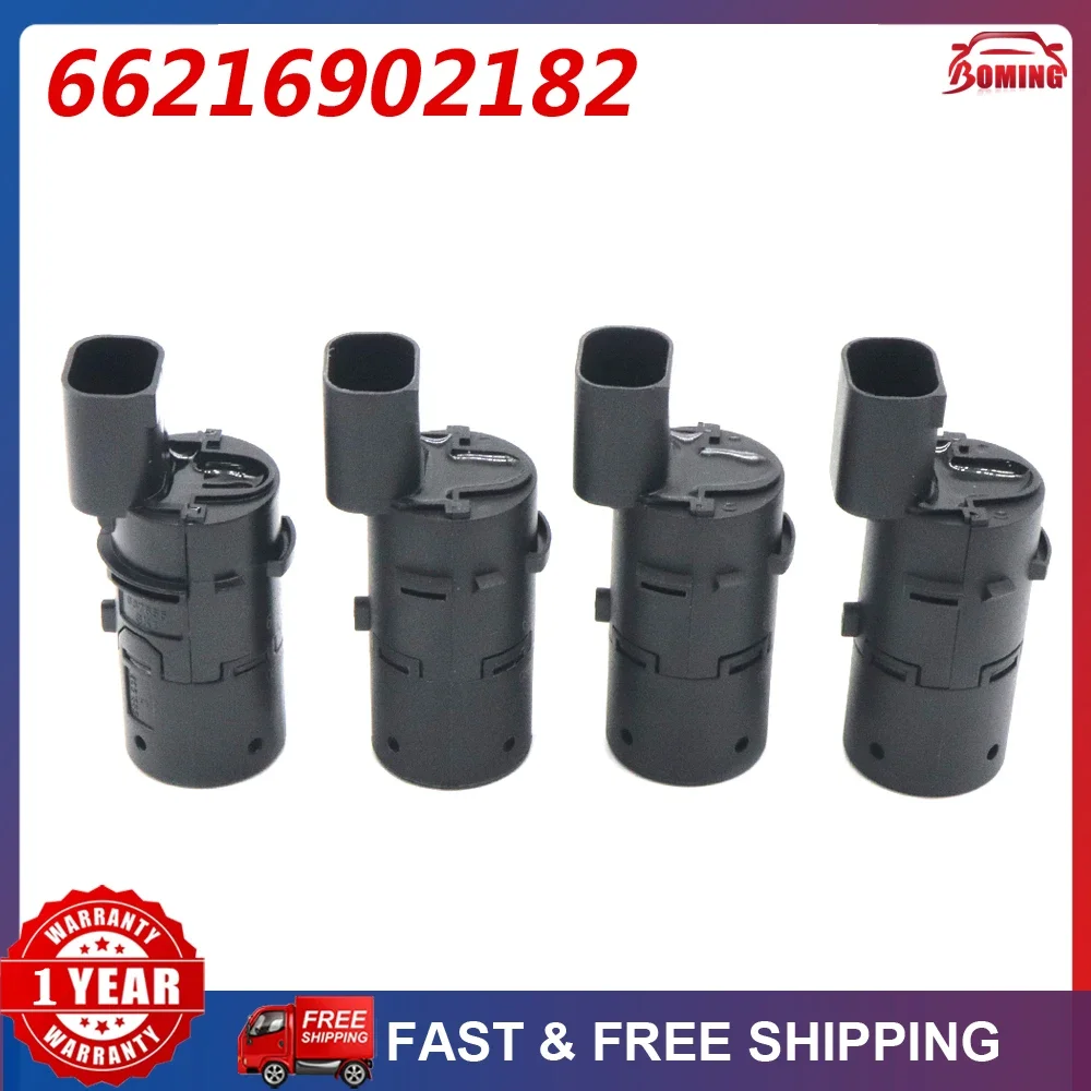 Sensor de estacionamento pdc para carro, 4 unidades, para bmw 525i 528i 530i 540i 740i 740il 750il m5 x3 x5 66216902182 66218375533
