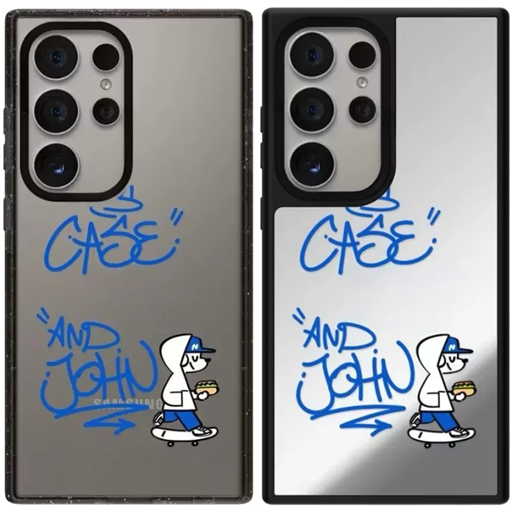 5031953 Mirror / Acrylic Magnetic Case: Compatible with Samsung Galaxy S23 U S24U S25 S26 Ultra S25+ S26 Plus Shell