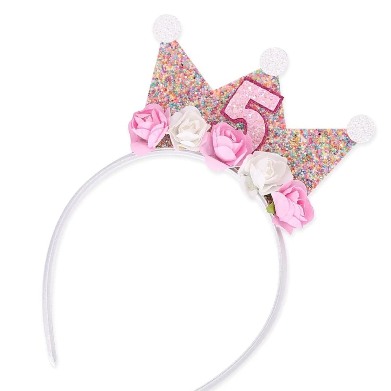 Diademas lentejuelas para bebé, tocados cumpleaños, diademas divertidas para estudio fotográfico, accesorios