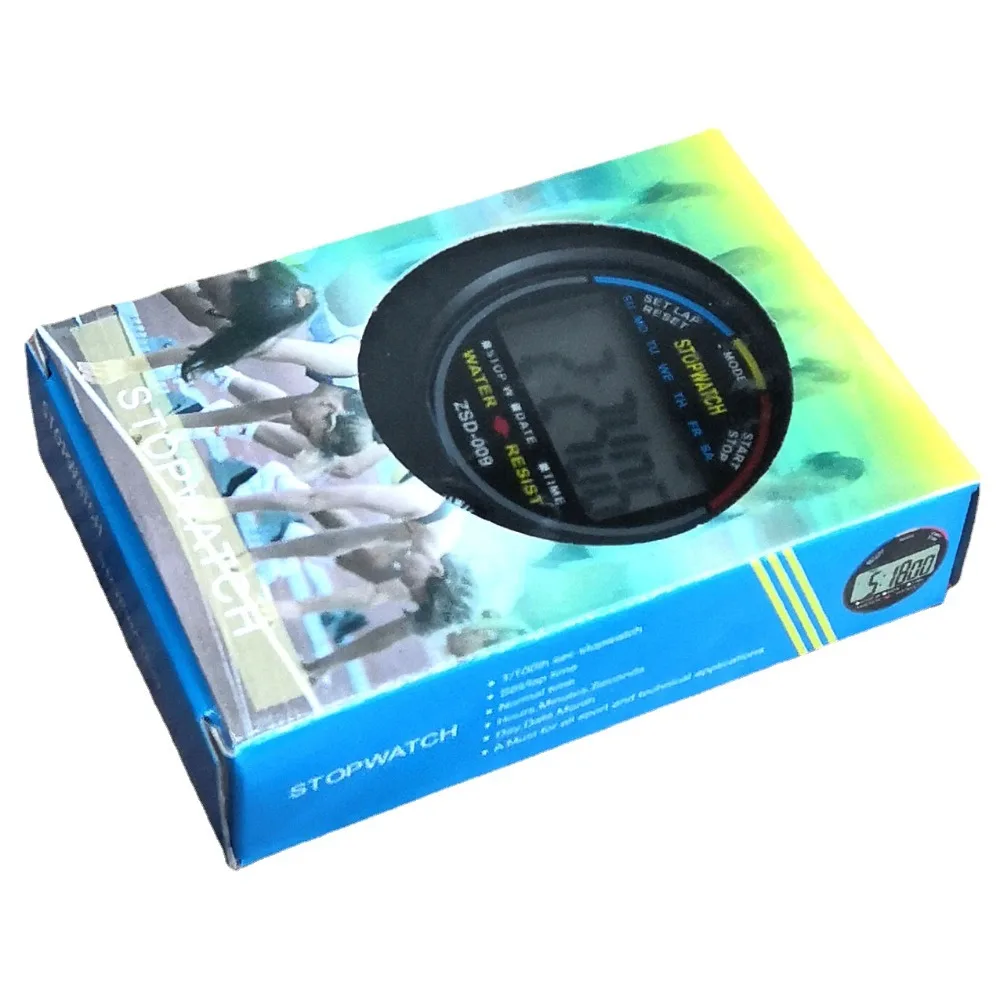 Portable Waterproof Digital Stopwatch Handheld Professional with Wristband Electronic Chronograph Stopwatch Training Timer