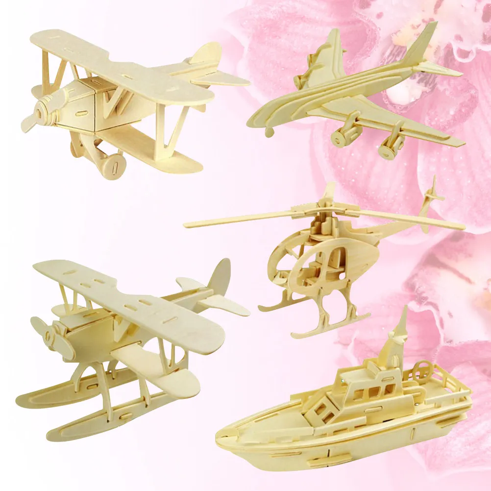 5pcs-wooden-puzzle-plaything-3d-kids-puzzles-for-learning-fun-enhances-hand-eye-coordination-intellectual-development-creative